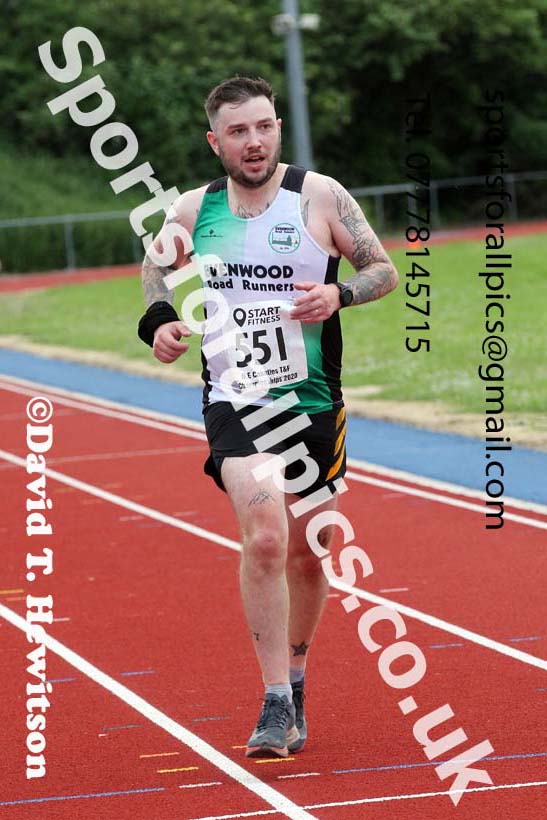 North Eastern 10000 metres, 2021 North Eastern Champs., Shildon. Photo: David T. Hewitson/Sports for All Pics